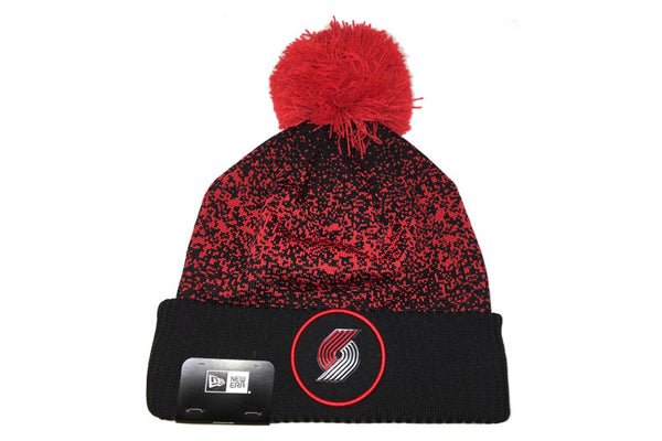 Portland Trailblazers NBA 17 Pom Cuff Knit